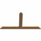 Ekena Millwork Portland Timber Gable Bracket, Western Red Cedar, 72"W x 39"H x 1 1/2"D x 5 1/2"F, 13/12 Pitch GBW072X39X0206POR00SWR - alternate 5